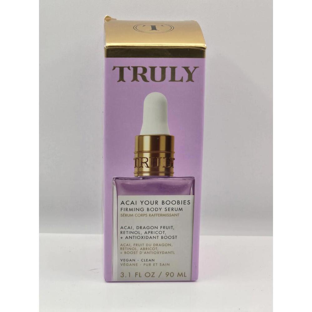 Truly Acai Your Boobies Firming Body Serum Acai, Dragon Fruit, Retinol 3.1 floz